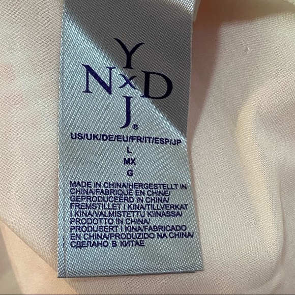 NYDJ Tweed Rhinestone Orange Blazer Jacket size L NEW NWT - Picture 11 of 12